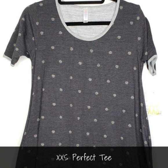 LuLaRoe Perfect T XXS Polka Dot NEW - Picture 1 of 1